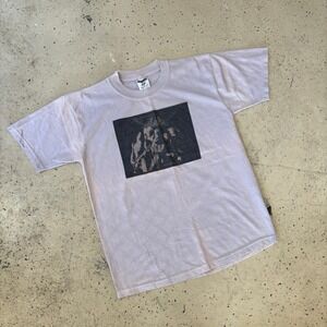 Vintage 90s Jerzees Aerosmith Pump Album Graphic Band T-Shirt Lavender Medium